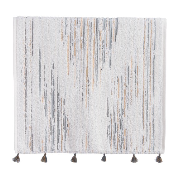 Πετσέτα Μπάνιου Nef-Nef Halfway 70x150 Ecru/Green