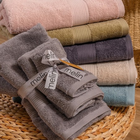 Σετ Πετσέτες 3 Τεμαχίων Melinen Kenzo Grey
