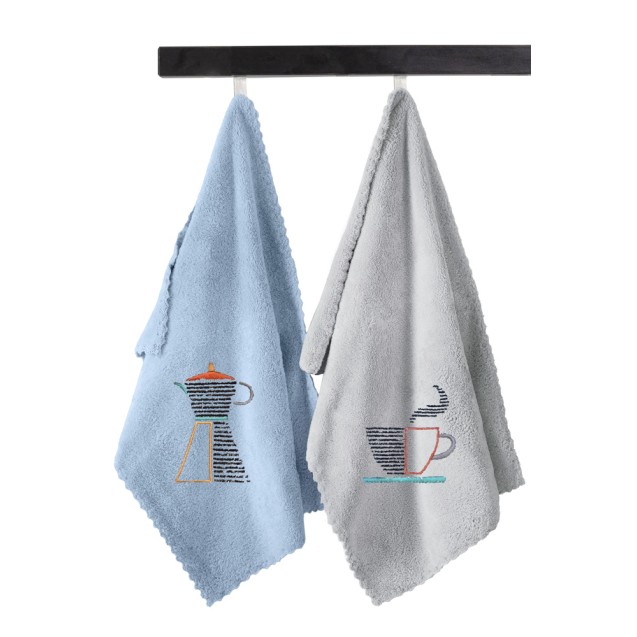 Σέτ Πετσέτες Κουζίνας 2 Τεμαχίων Guy Laroche...