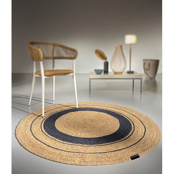 Χαλί Guy Laroche Grande Anthracite Round 110 εκ -