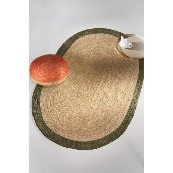 Χαλί Guy Laroche Nest Olive Oval 140x210 