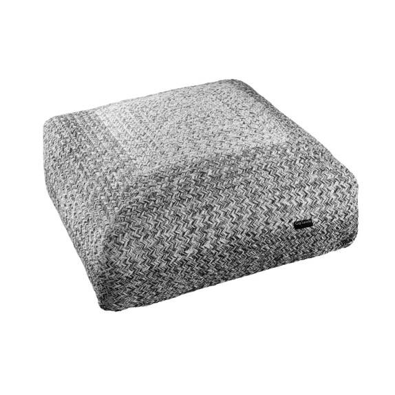 Πούφ Guy Laroche Boho Shades Grey 50x50x25