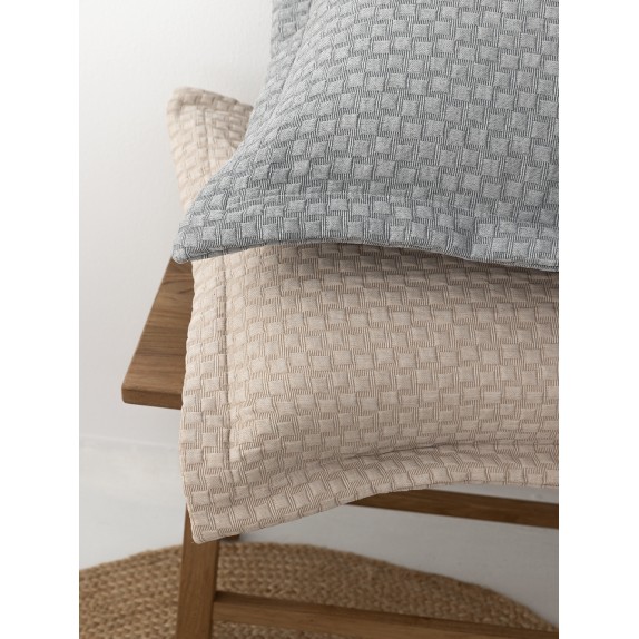 Κουβέρτα Matelasse Palamaiki 230x260 Daphne Beige