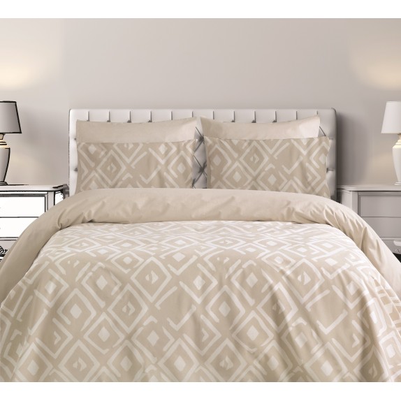 Σετ Σεντόνια Μονά 3 Τεμαχίων Makis Tselios Romvos1 Beige...