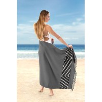 Πετσέτα Θαλάσσης Παρεό Guy Laroche Pestemal 19 Anthracite...