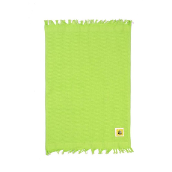 Ποτηρόπανο Dimcol Πικέ Olive 45X65 Λαχανί Με Κρόσσι 100%...