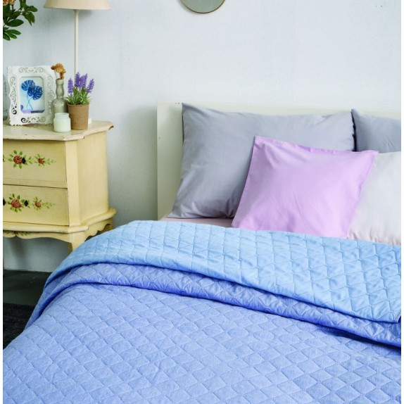 Κουβερλί Υπέρδιπλο Sb Home Molly Blue 220x240