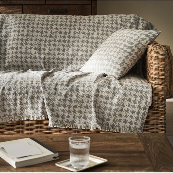 Ριχτάρι Τετραθέσιου Gofis Home Mireya Sky Grey 252 180x350