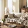 Ριχτάρι Τριθέσιου Gofis Home Rukia Natural Beige/Offwhite 269 170x310