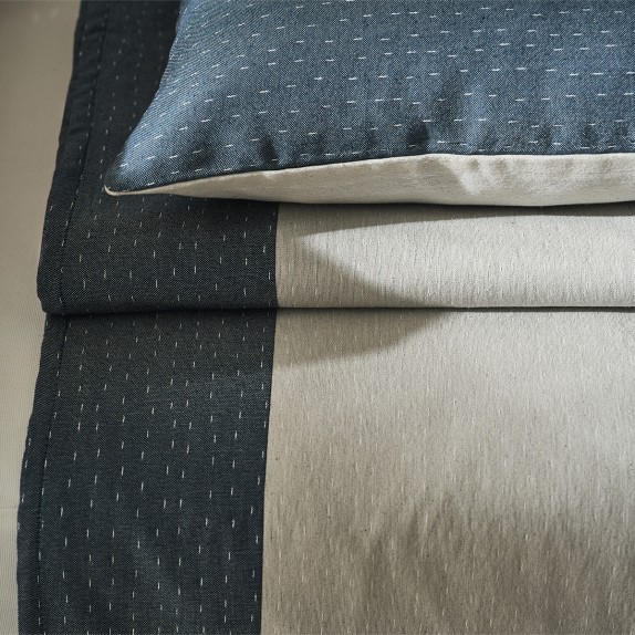 Ριχτάρι Τριθέσιου Gofis Home Rukia Water Grey/ Ocean Blue...