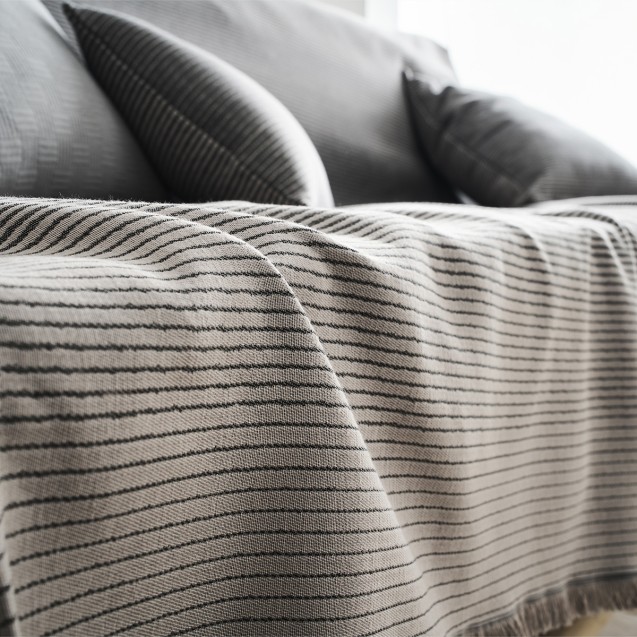 Ριχτάρι Πολυθρόνας Gofis Home Zebra Rock Grey...