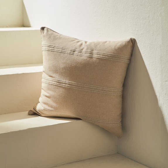 Μαξιλαροθήκη Gofis Home Rathma Wet Sand Beige 375 43x43