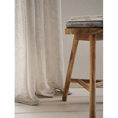 Κουρτίνα με σιρίτι Gofis Home Elephant Grey 502 140x295