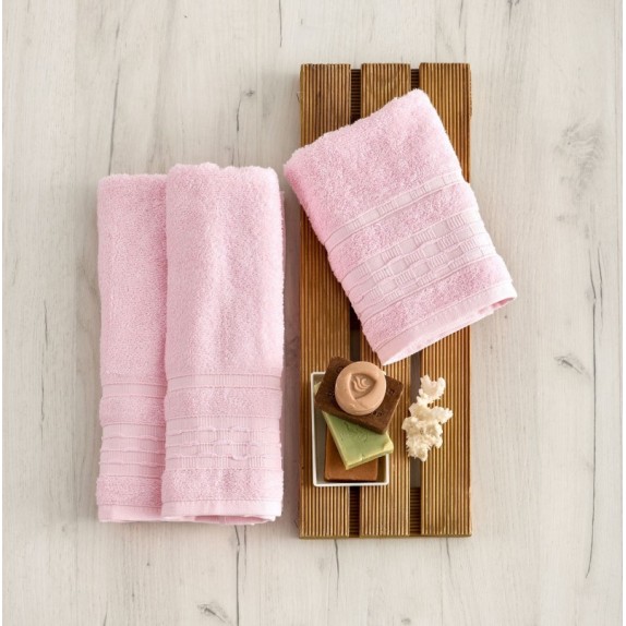 Πετσέτα Μπάνιου Sb Home Evelyn Pink 70x140