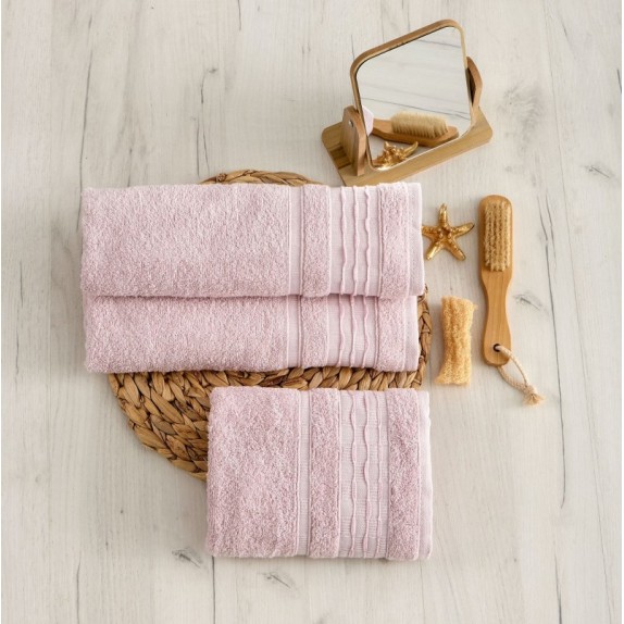 Πετσέτα Προσώπου Sb Home Evelyn Dusty 50x90