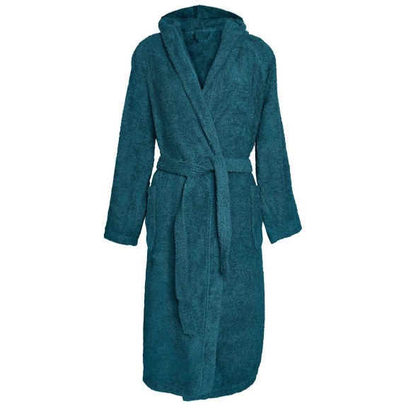 Μπουρνουζι Madi Με Κουκουλα Marine Medium