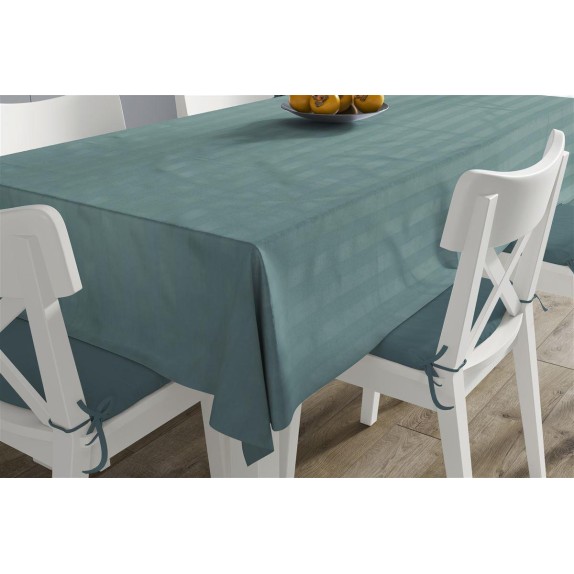 Ανεξίτηλο Τραπεζομάντηλο Dimcol Petrol 140X140 