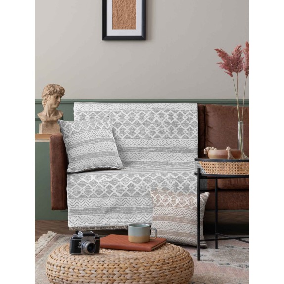 Ριχτάρι Τριθέσιου Madi 170x300 Eclectic Grey