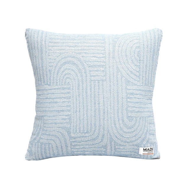 Διακοσμητική Μαξιλαροθήκη Madi 45x45 Ethereal Cyan