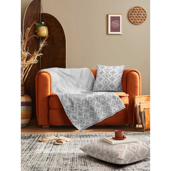 Ριχτάρι Διθέσιου Madi 170x250 Folk Grey