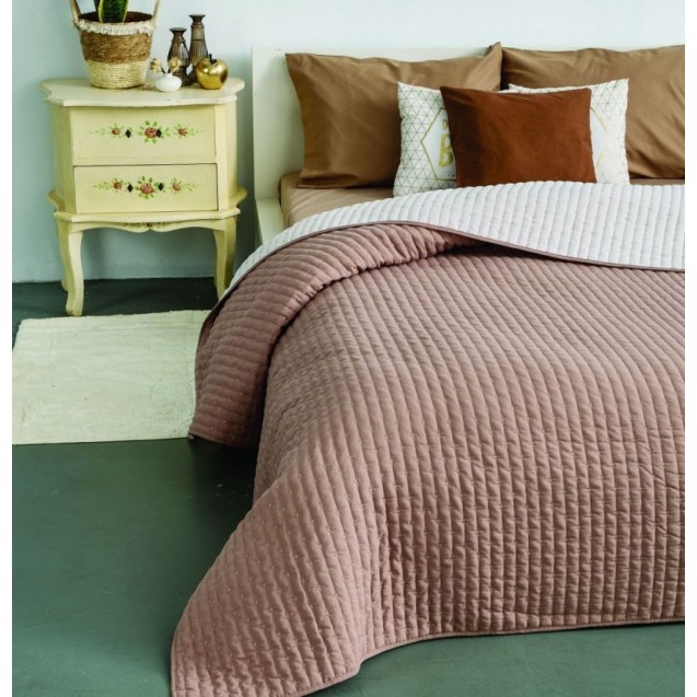 Κουβερλί Μονό Sb home Με Κεντημα Δυο Οψεων...