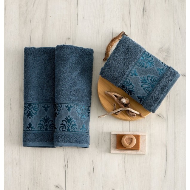Πετσέτα Μπάνιου Sb Home Marley Denim 70x140