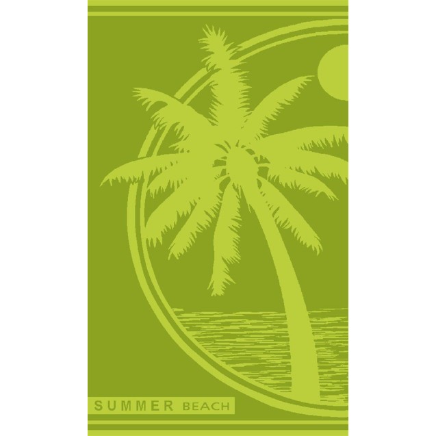 Πετσέτα Θαλάσσης Βελουτέ Ζακάρ Dimcol 224 87x165