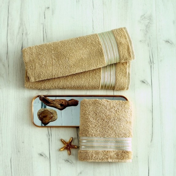 Πετσέτα Χεριών Sb Home Amira Beige 30x50