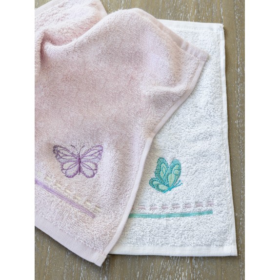 Σετ Πετσέτες 2 Τεμαχίων Nima - Butterflies