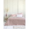 Κουβερλί Υπέρδιπλο Nima 220x240 - Natara Light Beige / Rose Pink