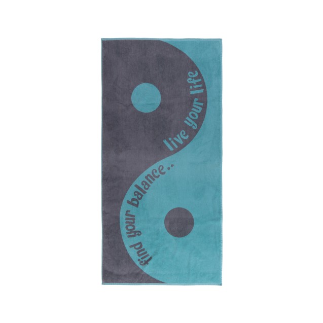 Πετσέτα Θαλάσσης Nef-Nef Balance 80x160 Aqua/Black