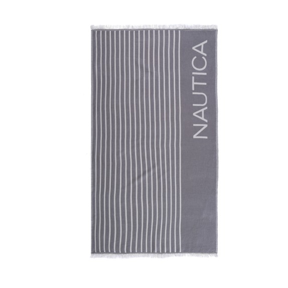 Πετσέτα Θαλάσσης Nef-Nef Nautica Stripe 90x170 Grey