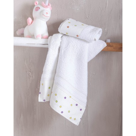 Σετ Σεντόνια Κούνιας 3 Τεμαχίων Rythmos Blaze Λευκό 120x160