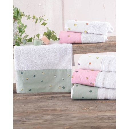 Σετ Πετσέτες 3 Τεμαχίων Rythmos Blaze Λευκό Σε Κουτί Λευκό