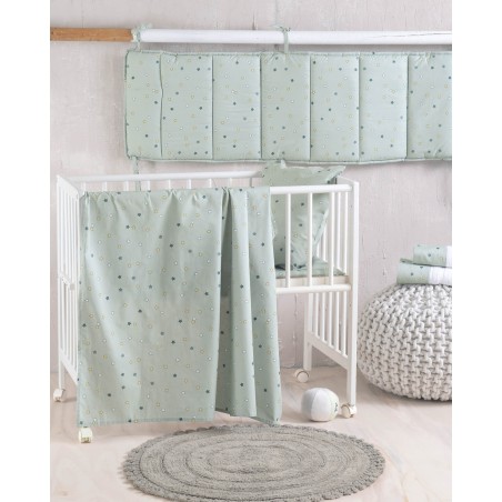 Σετ Σεντόνια Κούνιας 3 Τεμαχίων Rythmos Blaze Πρασινο 120x160