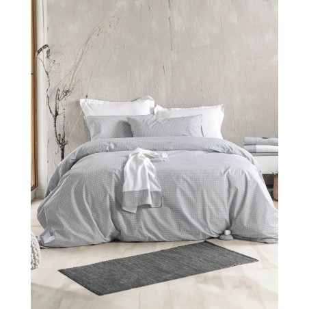 Σετ Σεντόνια Υπέρδιπλα 4 Τεμαχίων Rythmos Sinclair Γκρι 230x260