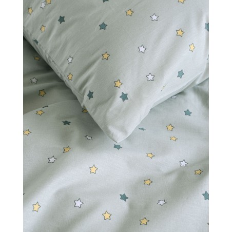 Σετ Παπλωματοθήκη Υπέρδιπλη 3 Τεμαχίων Rythmos Blaze Πρασινο 220x250