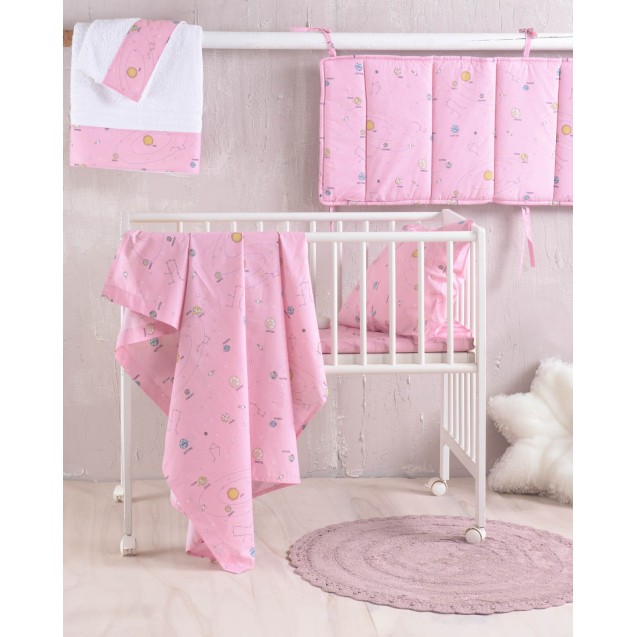 Σετ Βρεφικές Πετσέτες 2 Τεμαχίων Rythmos Venus Ροζ