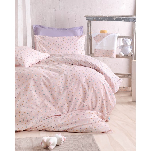 Σετ Παιδική Παπλωματοθήκη Ημίδιπλη 2 Τεμαχίων...