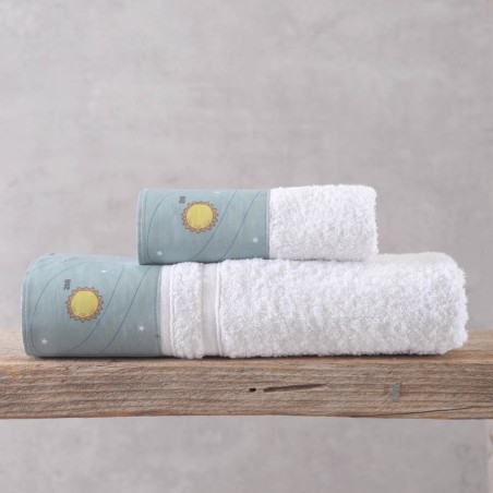 Σετ Βρεφικές Πετσέτες 2 Τεμαχίων Rythmos Venus Πρασινο