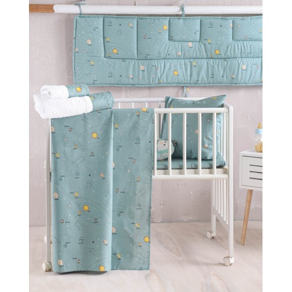 Σετ Παπλωματοθήκη Κούνιας 2 Τεμαχίων Rythmos Venus...