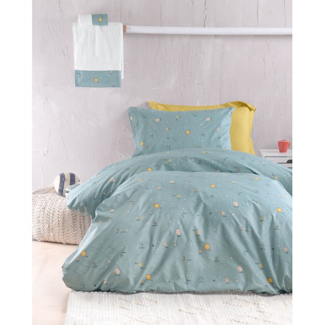 Σετ Σεντόνια Ημίδιπλα με Λάστιχο 3 Τεμαχίων...