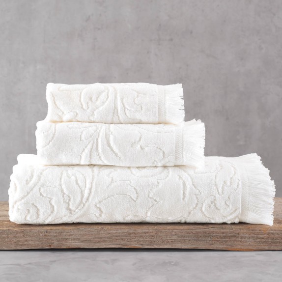 Πετσέτα Χεριών Rythmos Sienna New Εκρου 30x50