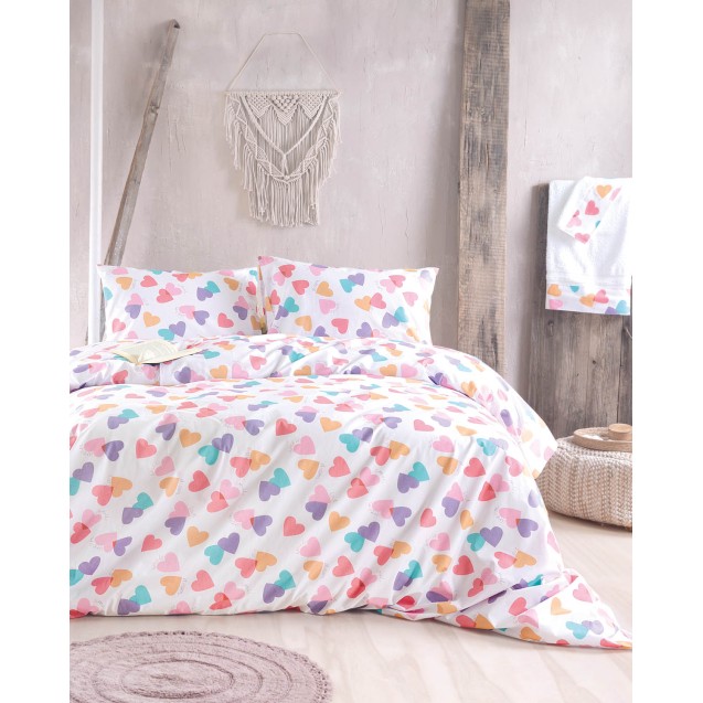 Σετ Σεντόνια King Size 4 Τεμαχίων Rythmos Zoey...