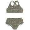 Σετ Μπικίνι μαγιό Fresk με προστασία UV50 Ocean Sea Green 5-6 ετών FR-SW2315-16-110