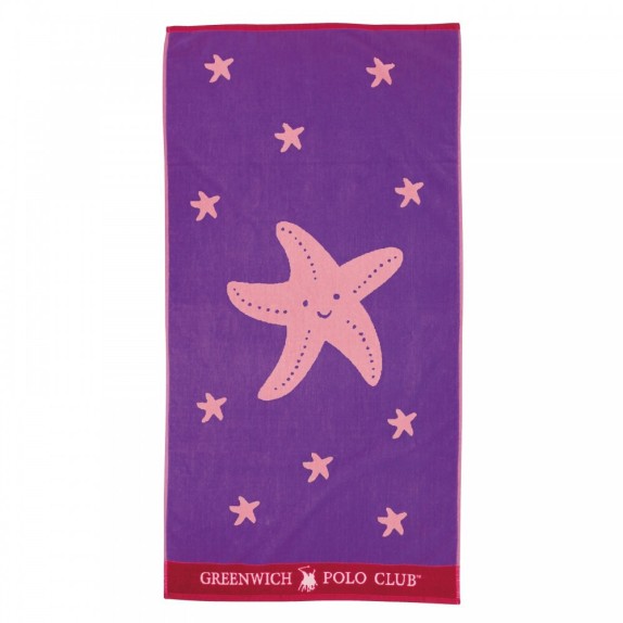 Πετσέτα Θαλάσσης Greenwich Polo Club 70x140 3898 Κόκκινο-...