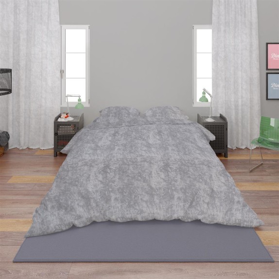 Παπλωματοθήκη Μονή Dimcol Shadow 613 220x240 Dark Grey