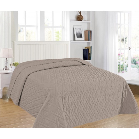 Κουβερλι Elegance Υπερδιπλο 220X240 Adam Home Polo Beige