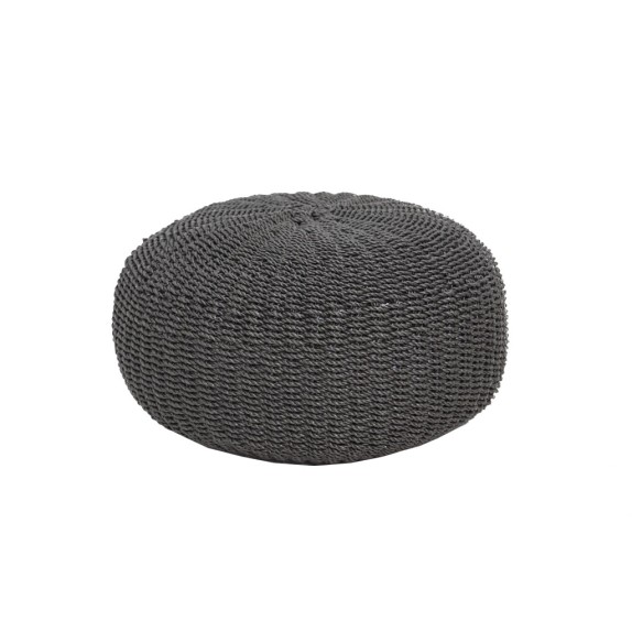 Πουφ Matera μαύρο (60x60x30) Soulworks 0490104