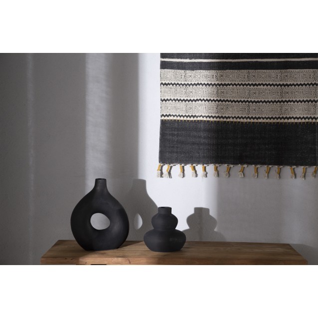 Διακοσμητικό Βάζο Paeon Black (20.5x19)...